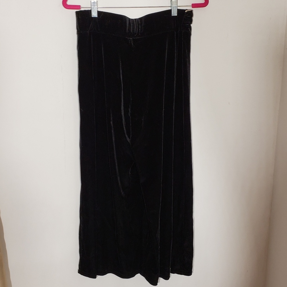 Vivendi wide leg velvet pant sequin detail size S - Picture 2 of 4